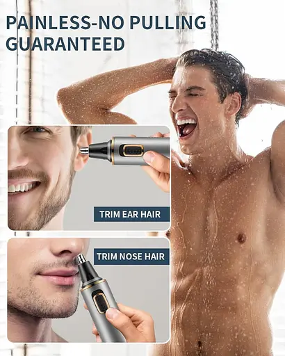 Триммер для волос в ушах и носу для мужчин и женщин NUMIFUN профессиональный безболезненный - фото 6