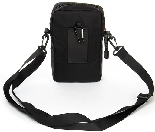 Невелика чоловіча сумка через плече чорна Lanpad sum0028757 - фото 4