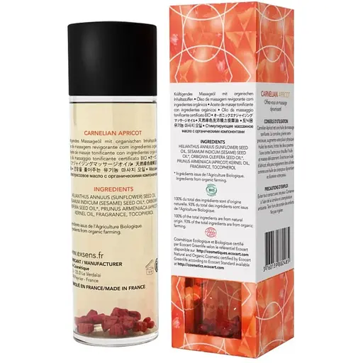Масажна олія Exsens Carnelian Apricot Massage Oil, 100 мл - фото 2