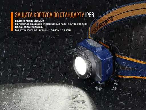 Налобний ліхтар Fenix HL40R Cree XP-LHIV2 LED (Сірий) - фото 8