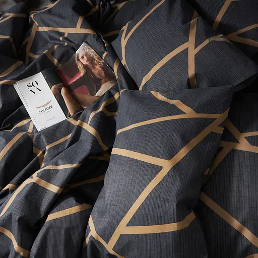 Набір наволочок Moon&Star Мікросатин Premium Deep Blue Luxe 50х50 см 2 шт - фото 4