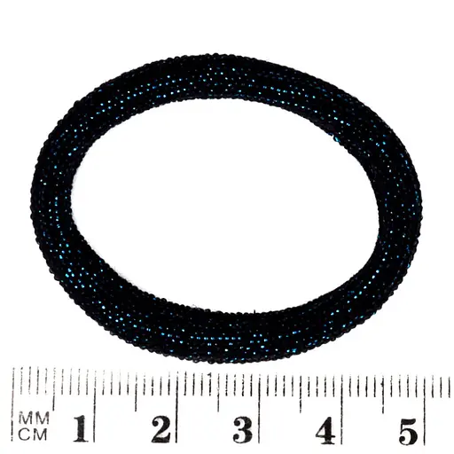 Резинки для волосся Кольорова з блиском-1 La-beauty 0307-1113-1, 50 шт - фото 3