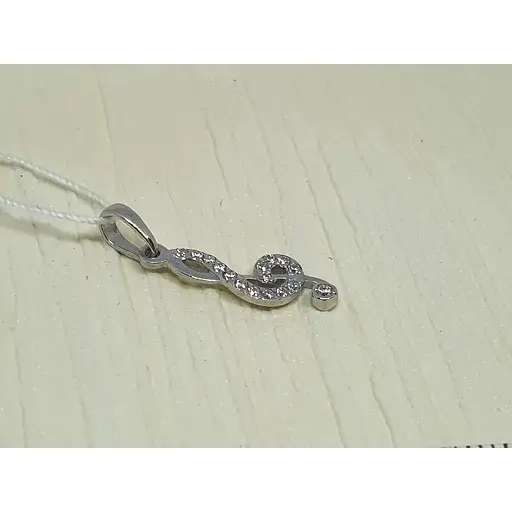 Серебряная подвеска Vegas с фианитами. 30028Р - фото 2