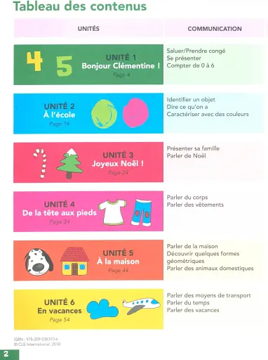 Clementine 1. A1.1. Livre de l'élève + DVD - фото 2