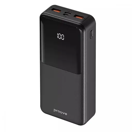 Універсальна батарея Proove Illuminator 22.5W 20000mAh чорна - фото 1