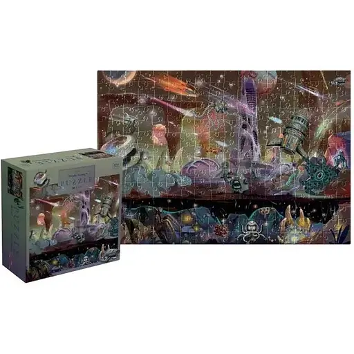 Пазли тришарові Interdruk Metallic Fantasy Mysterious City 500 шт. (385604) - фото 3