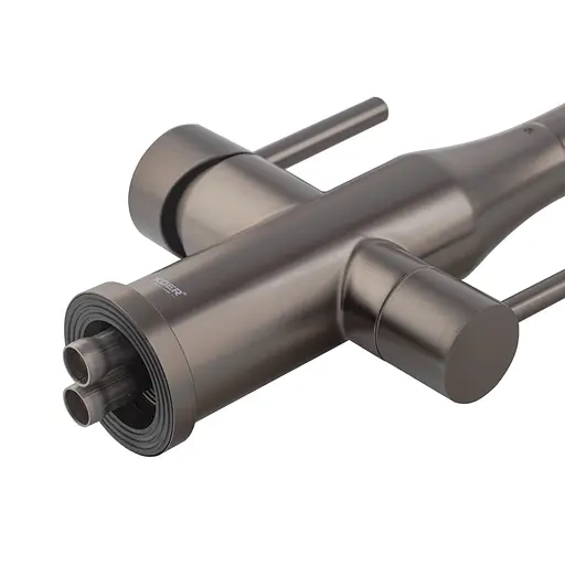 Змішувач для кухні на дві води Koer KI-72024-07 KR5013 Графіт - фото 8