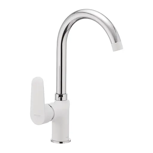 Смеситель для кухни white Mixxus Colorado 014 MI1641 Белый матовый - фото 1