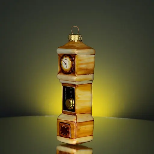 Ялинкова прикраса Різдвяні історії Годинник floor clock скло (4820001045222) - фото 2