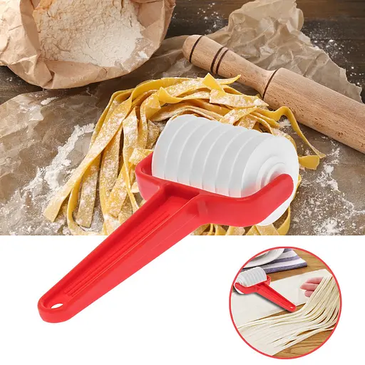 Нож валик резак для теста тесторезка лапшерезка для нарезки лапши, Kitchette 84389 - фото 2