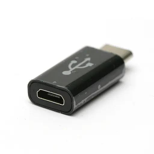 Адаптер PowerPlant USB Type-C тато - Micro USB мама