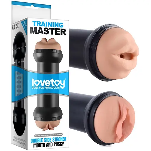 Двойной мастурбатор Lovetoy Traning Master Flesh телесный