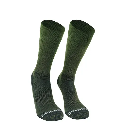 Водонепроницаемые высокие носки Dexshell Terrain Walking 2.0 Socks (Хаки) размер S (36-38)