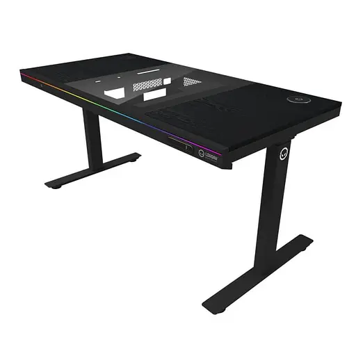 Геймерский стол Lorgar ELITE 90W Wood Black (LRG-DE90W) - фото 4