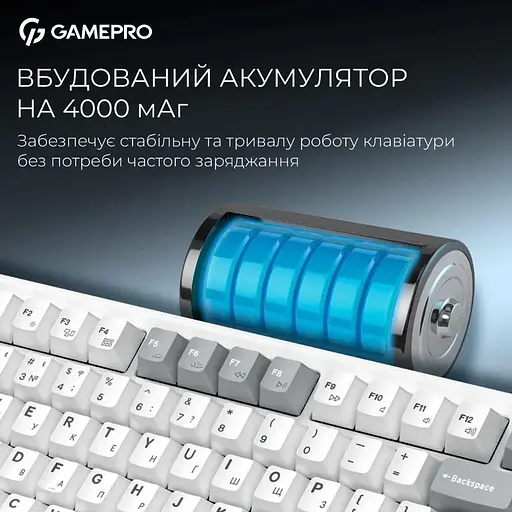 Клавиатура GamePro Asgard Yord White (MK266WH) [152948] - фото 5