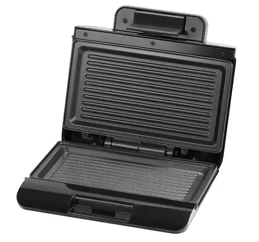 Сэндвичница-гриль Magio MG-378 с антипригарным покрытием черная 750 Вт - фото 3