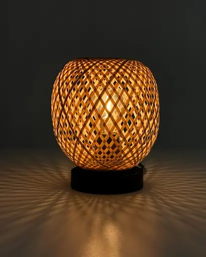 Настільна лампа Goldlux 329202 Zanzibar E27 1x20W IP20 бежева - фото 2