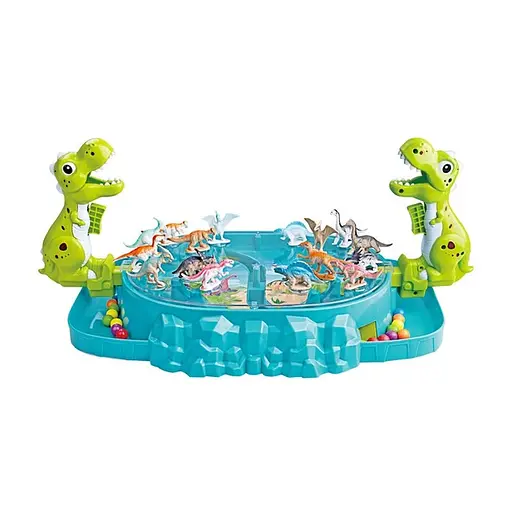 Настольная игра M1400-1 Дино Битва, игровое поле, шарики, рулетка, в кор-ке (6200000053738) - фото 1