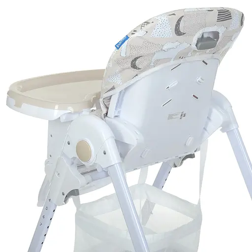 Мягкий стульчик для кормления Bambi M 3233 Mommy Bear Beige с корзинкой для игрушек - фото 7