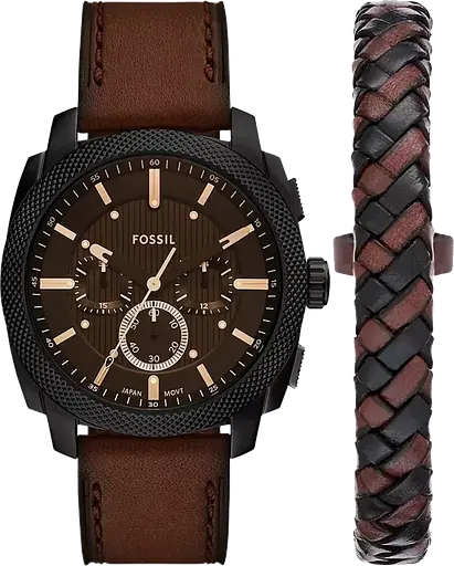 Часы Fossil Machine FS6102SET + браслет