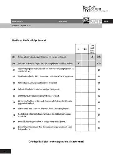 TestDaF Musterprufung 4. Heft mit Audio-CD. Deutsch als Fremdsprache - фото 16
