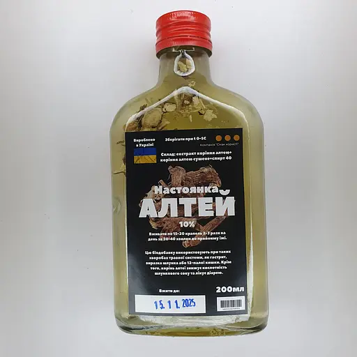 Настоянка на корінні алтею 200 мл - фото 1