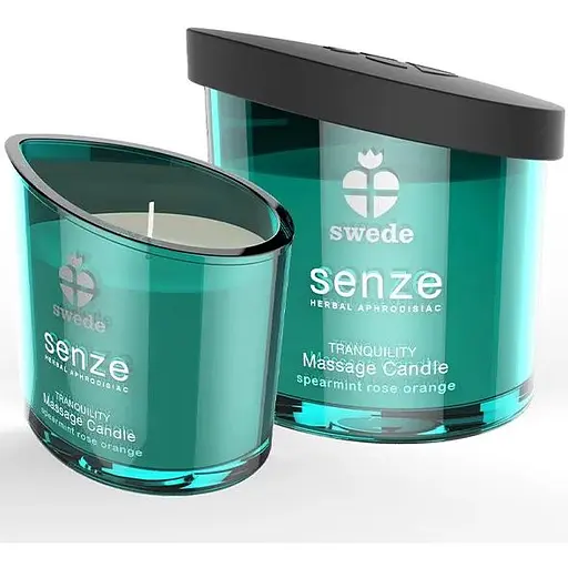 Масажна свічка Senze Tranquility Massage Candle, 50 мл - фото 4
