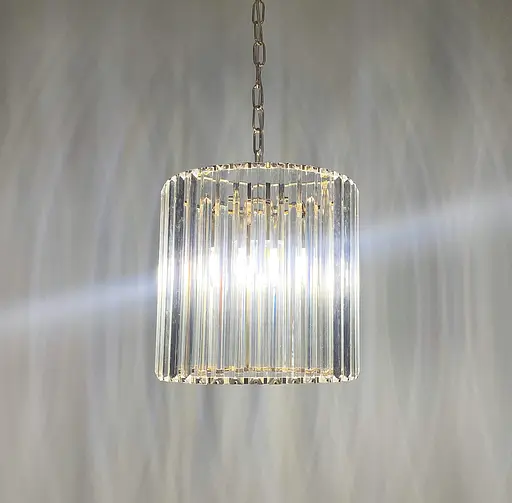 Розкішка кришталева підвісна люстра у золотому каркасі Line.F SA 41 C - фото 5