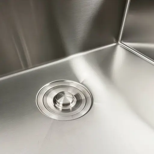 Кухонная мойка нержавейка 60x50 Platinum Handmade с подставкой для ножей (сифон круглый, 3,0/0,8), Нержавеющая сталь - фото 3