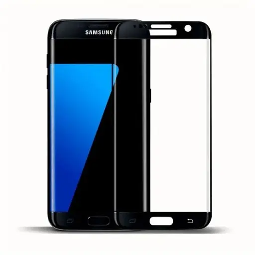 Защитное стекло 3D Samsung S7 G930 полное покрытие белое - фото 1