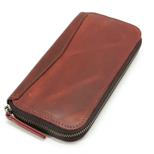 Кожаный мужской клатч TARWA 20х9х2.5 см sum0026299 - фото 5