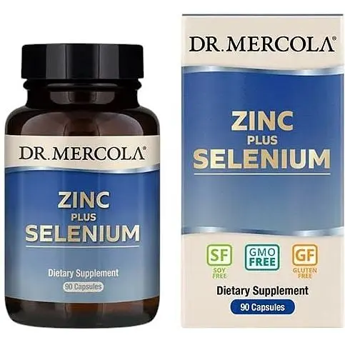 Витамины и минералы Dr. Mercola Zinc plus Selenium, 90 капсул