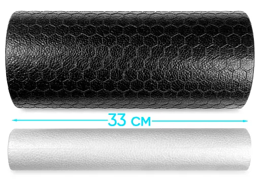 Масажний ролик EasyFit LightWeight 33х14 см з масажером для стоп 33х6 см (EF-2035-1) - фото 4