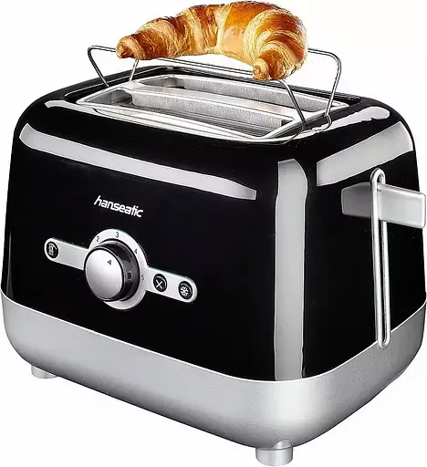 Набір для сніданку Hanseatic 762289 Тостер - Чайник - Кавомашина чорна - фото 4