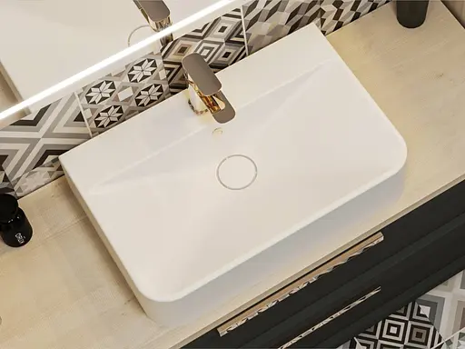 Умивальник Miraggio Chamonix 0000759, Білий - фото 2