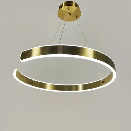 Підвісна латунна люстра Spiral Rings Ø 60 см | Арт. A247-600 AB | Line F - фото 3