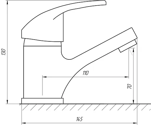 Змішувач для умивальника Globus Lux Caprice GLCA-0101 Хром - фото 2
