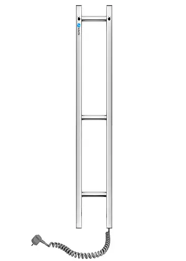Електрична рушникосушарка Navin Силует Квадро 160x1000 права 10-017050-0110, Хром, Праве - фото 1