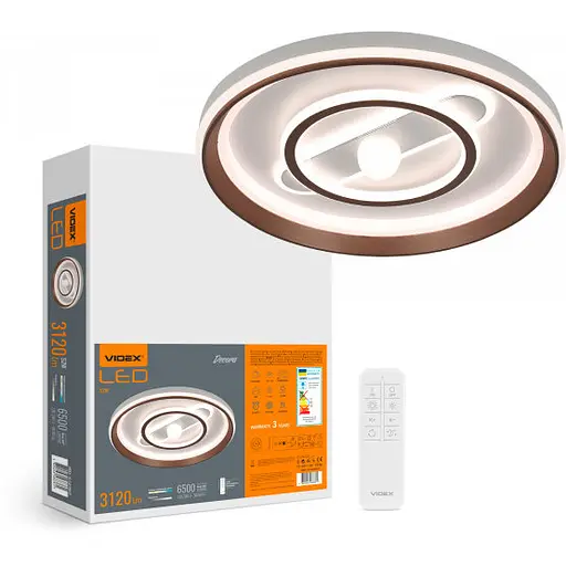 LED світильник функціональний Videx DECORA 52W VL-CLD-996-CF - фото 1