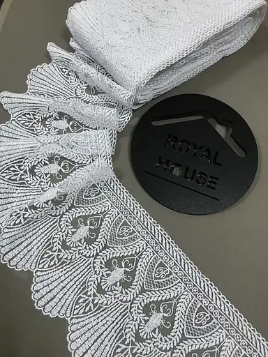 Мереживо Рішельє біле - фото 2