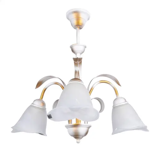 Люстра Brille флористика для кухни E27 60W WH (BKL-468S/3)