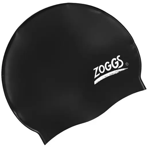 Шапочка для плавання Zoggs Silicone Cap Чорний (1000-300771)