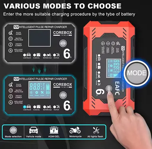 Автомобильное зарядное устройство 6А 12V - фото 3