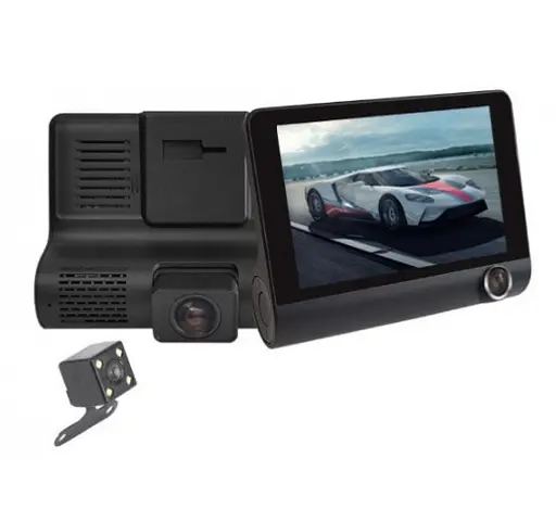 Видеорегистратор для авто с 3 камерами Car DVR WDR Full HD 1080P - фото 5