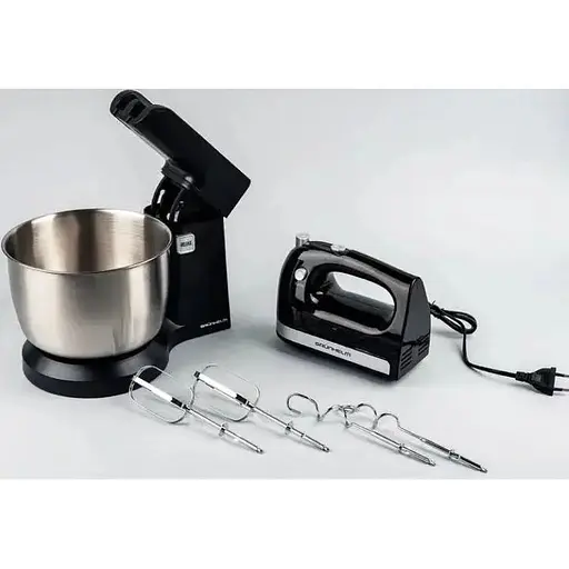 Стаціонарний ручний міксер Grunhelm GRM662B 500 Вт 3.5 л 5 швидкостей із металевою чашею - фото 5