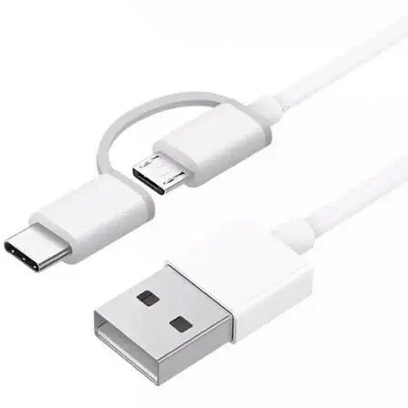 Кабель Xiaomi Mi 2 в 1 SJV4082TY microUSB + type-c 1 м - фото 5