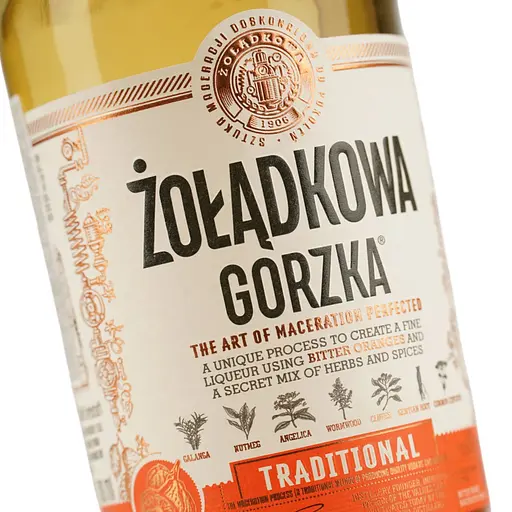 Лікер Zoladkowa Gorzka Traditional 34% 0.7 л - фото 6