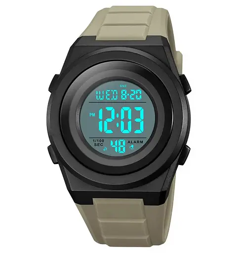 Чоловічий спортивний наручний годинник Skmei 2080 (Хакі) - фото 2