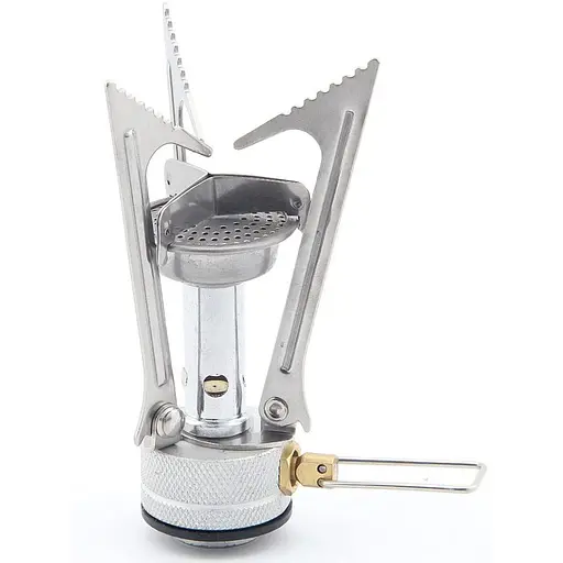 Набір газовий пальник BRS-1 складаний + газовий балон Quest нарізний бутановий 450 г - фото 4