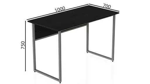 Компьютерный стол Коди 75x100x70 серый ДСП Сосна Кембра 32мм FRD-101690 - фото 2